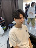 波巻きパーマ波巻きスパイラルパーマ王道マッシュ骨格矯正カット