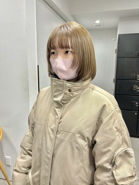 ヘアー アイス 御器所本店(HAIR ICI) 大人可愛い小顔前下がりボブ×ナチュラルボブ×ミニボブ20代30代