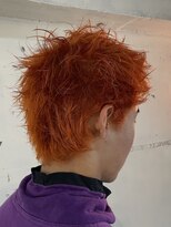 アンリ(Henri)&nbsp;[オカダケント]メンズスパイキーヘアオレンジカラー