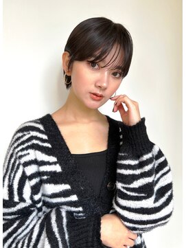 ディフィーノ 赤坂(DIFINO) うざバンクショート/ダークグレージュ