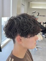 バース 梅田中崎町店(BIRTH)&nbsp;ツイストスパイラルパーマツイストパーマメンズマッシュパーマ