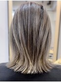 20代30代40代大人かっこいいハイライトブリーチくびれミディ