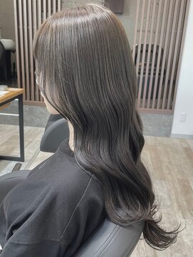 アトリエコア(Atelier Coa) ダブルカラーミルクティーベージュカラーブルーブラックブリーチ