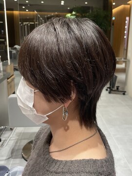 フイ 新宿3丁目(Hui) ハイトーンカラー/マッシュパーマ/アースカラー/men's/