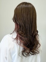 アヤラ オーガニックアンドスパ 東船橋店(AYALA) 【江添茉友】インナーカラー/ペールピンク/ベージュ/ロング