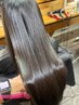 【自然な仕上がり】カット+サラサラ縮毛矯正+1ステップTR ￥12900→￥9900
