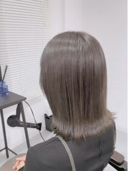 ノア(Noa)の写真/【白石/東札幌】ワンカラー/デザインでも透明感のあるカラーへ♪ダメージレス施術◎色落ちしても綺麗に◇