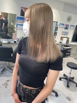 キング 枚方店(K!ng) 縮毛矯正髪質改善ハイライトレイヤーカット枚方美容室エクステ