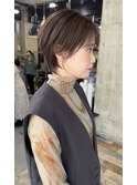 ショートヘア/グラデーションボブ