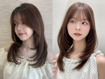 パルス ヨコハマ(PULSE yokohama)の写真/似合わせ＆小顔カットお任せください！顔周りや前髪カット、レイヤーカットでトレンド大人韓国ヘアに＊