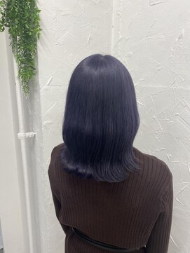 プライズ 表参道原宿店(prize) ブルーラベンダーカラー寒色系イルミナ原宿表参道