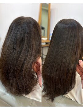 テネール(TENELE) ミディアムヘア　20代　３０代　４０代　赤坂　髪質改善