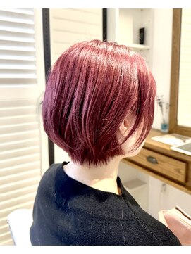 マリーチリタ(marichi Rita) ピンクショートボブ