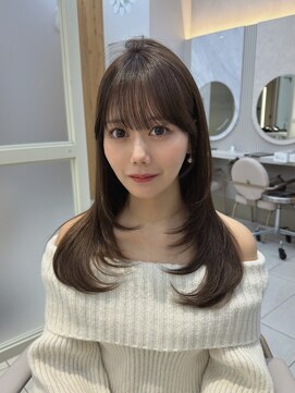 アフロートリノ(AFLOAT Leino) くびれレイヤー/韓国へア/艶カラー