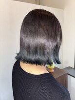 モーメント(a moment) 【KAHO】ターコイズブルー裾カラー