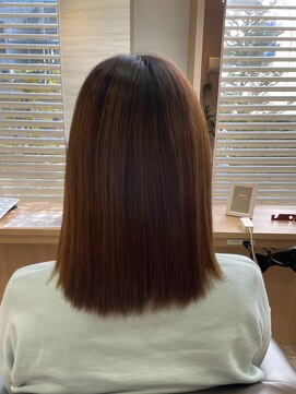 ウイバイファースト(u'i by first) ワンレン グレージュ スタイル