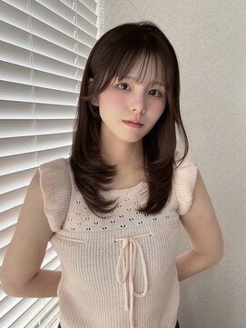 ボタン ハカタ(VOTAN hakata) 博多美容室/ワンホンレイヤー/ミディアムヘア/顔周りカット