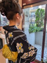 サロンドフラワー 和装アップスタイル