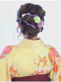 ☆卒業式ヘアアレンジ☆ふわふわヘアアレンジ☆星野菜美☆