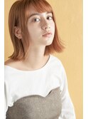 抜け感ストレート外ハネボブ