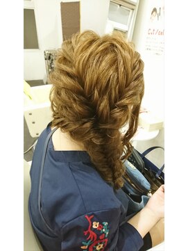 ミグ バイ クオーレ(mig by CUORE) フィッシュボーン編みおろし