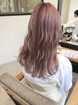 ミョンシル&nbsp;【myonsil】透明感ブリーチカラー♪ホワイトピンクラベンダー