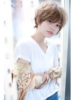 クラウドゼロ(Cloud zero) ハイトーンベージュショート【Cloud zero】