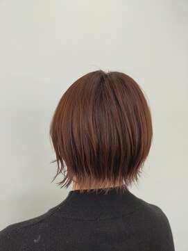 キュウヘアー(KYUU HAIR) 伸ばしかけショート×ベージュ