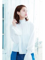 グラフィー(graphy)&nbsp;透明感カラー×大人かわいいミディアム2