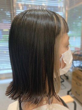 グラッシー センター北店(GLASSI) インナーカラー★フォギーベージュ★外ハネボブ