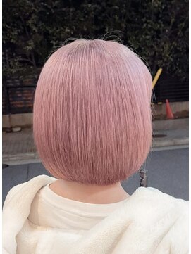 ラフ(LAFF) #黒髪#ボブルフ#ネビージュ#小顔#ワンレン