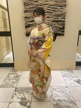 サロンドプランセス(SALON DE PRINCESSE) 振袖着付＋シンプルシニヨン