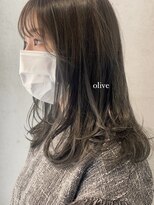 ミント(mint)&nbsp;【 ブリーチ1回でできる濃いめのオリーブ◎】