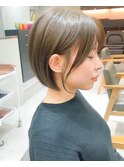 【横浜】丸みショートボブ