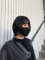 ロア 福岡天神本店(LORE)&nbsp;レイヤーカット/ブルーブラック◎natsu