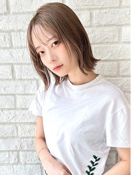 エステージ  喜連店(S-TAGE) アッシュグレージュ×シースルーバング