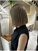 ★小顔黒髪クラゲヘアーオリーブグレーココアベージュ髪質改善★