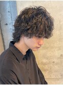 【fifth】緩めツイストスパイラルパーマ無造作束感ヘアメンズ