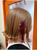 【暖色ベージュ×イヤリングカラー】20代30代40代50代