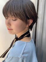 モアナ バイ ラナ 甚目寺店(MoanA BY LANA)&nbsp;韓国風/透明感カラー/オリーブベージュ/ぱっつん前髪/小顔カット