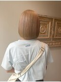 ボブ/アンブレラカラー/ミルクティーベージュ/20代/30代/40代