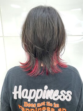 ムーア(MUA) 【MUA札幌】ウルフレイヤー×インナーカラー