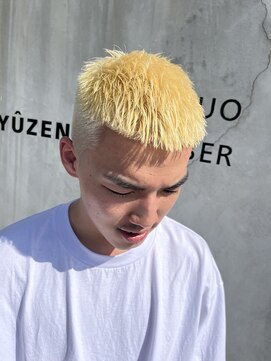 ユーゼンバーバーエアーストリームベース(YUZEN BARBER AIR STREAM BASE) ハイトーンショート