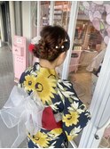 ヘアアレンジ＊まとめ髪＊浴衣着付☆_Pink行徳駅 妙典駅