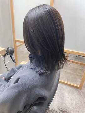 フレーム なんば店(FRAME) レイヤーボブ×ブルーバイオレット