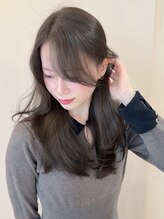 レジナヴィータ 栄店(Reginavita) オリーブグレージュ 透明感カラー 顔周りカット 韓国レイヤー