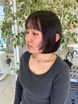 ハピネス 西大寺店(Happiness)&nbsp;レイヤーボブ 顔まわりレイヤー タッセルボブ