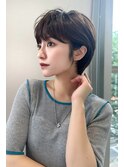 【MINX梅原加子】耳掛けナチュナルショートヘア