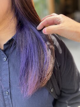 ララ(Lala) インナーカラー×紫