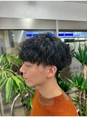 カジュアルクシャっとパーマ